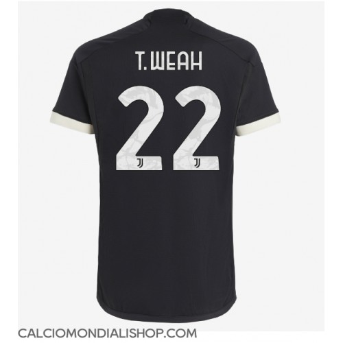 Maglie da calcio Juventus Timothy Weah #22 Terza Maglia 2023-24 Manica Corta